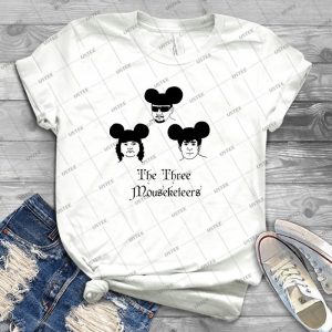 The Three Mouseketeers - Vintage Men's Shirt Tshirt For Women Classic Handmade Shirt Retro Graphic Tee