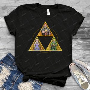 The Triforce--- And A Bit Of Darkness 5 - Gift Idea Shirt For Men Tee For Women Classic Retro Vintage Graphic T-Shirt