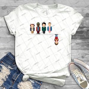 The Upside Down 70 - Vintage Men's Shirt Tshirt For Women Classic Handmade Shirt Retro Graphic Tee