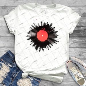 The Vinyl Of My Life 18 - Vintage Men's Shirt Tshirt For Women Classic Handmade Shirt Retro Graphic Tee