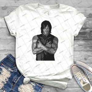 The Walking Dead - Daryl Dixon Profile 67 - Trending Shirt For Women Vintage Retro Tee For Men Kid's T-Shirt Handmade Shirt
