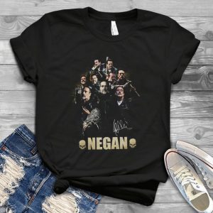 The Walking Dead Negan Signature Shirt- Negan The Leader Of Sanctuary Handmade Shirt