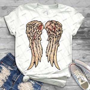 The Walking Dead, Daryl Dixon Inspired Wings - Best Unisex Trending Handmade T-shirt Gift Idea For Men T-shirt For Woman