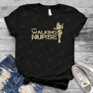 The Walking Nurse - Gift Idea Shirt For Men Tee For Women Classic Retro Vintage Graphic T-Shirt
