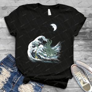 The Wave Off R Lyeh 98 - Trending Shirt For Women Vintage Retro Tee For Men Kid's T-Shirt Handmade Shirt