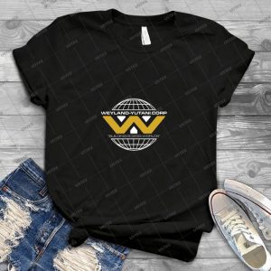 The Weyland-Yutani Corporation Globe - Clean 44 - Vintage Men's Shirt Tshirt For Women Classic Handmade Shirt Retro Graphic Tee
