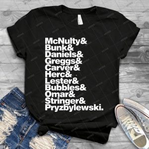 The Wire 62 - Vintage Men's Shirt Tshirt For Women Classic Handmade Shirt Retro Graphic Tee