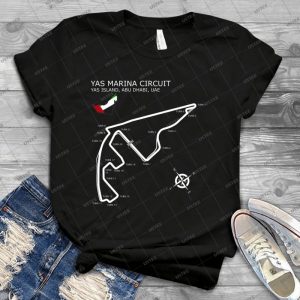 The Yas Marina Circuit - Vintage Men's Shirt Tshirt For Women Classic Handmade Shirt Retro Graphic Tee