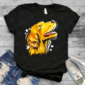 The Yellow Year Yellow Dog In Stilk Pop Art - Best Unisex Trending Handmade T-shirt Gift Idea For Men T-shirt For Woman
