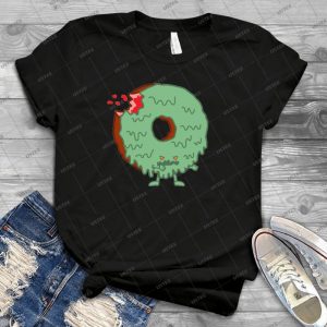 The Zombie Donut 29 - Vintage Men's Shirt Tshirt For Women Classic Handmade Shirt Retro Graphic Tee