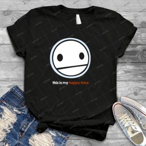 Themeatly- Happy Face - Best Unisex Trending Handmade T-shirt Gift Idea For Men T-shirt For Woman