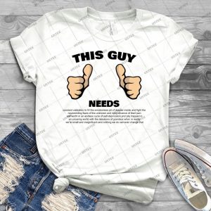 This Guy Needs A 9 - Trending Shirt For Women Vintage Retro Tee For Men Kid's T-Shirt Handmade Shirt
