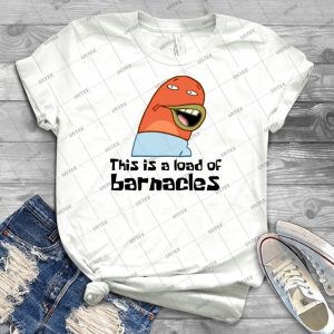 This Is A Load Of Barnacles - Spongebob 87 - Vintage Men's Shirt Tshirt For Women Classic Handmade Shirt Retro Graphic Tee