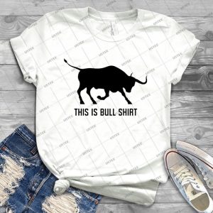 This Is Bull Shirt 78 - Vintage Men's Shirt Tshirt For Women Classic Handmade Shirt Retro Graphic Tee