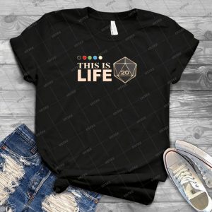This Is Life - D20 Mana Colors - - Gift Idea Shirt For Men Tee For Women Classic Retro Vintage Graphic T-Shirt