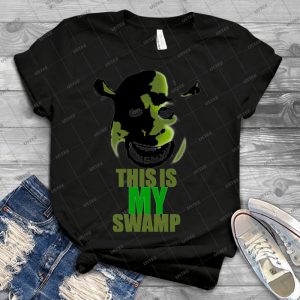 This Is My Swamp-Shrek Is Love- Shrek Is Life- - Vintage Men's Shirt Tshirt For Women Classic Handmade Shirt Retro Graphic Tee