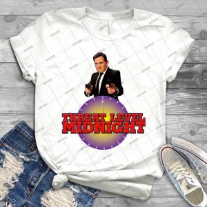 Threat Level Midnight - Gift Idea Shirt For Men Tee For Women Classic Retro Vintage Graphic T-Shirt