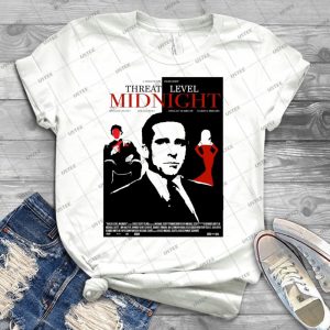 Threat Level Midnight 13 - Vintage Men's Shirt Tshirt For Women Classic Handmade Shirt Retro Graphic Tee