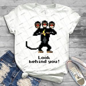 Three-Headed Monkey - Gift Idea Shirt For Men Tee For Women Classic Retro Vintage Graphic T-Shirt