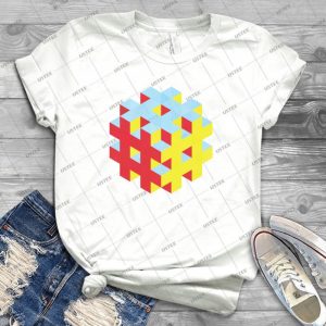 Three Dimensional Hashtag 58 - Trending Shirt For Women Vintage Retro Tee For Men Kid's T-Shirt Handmade Shirt