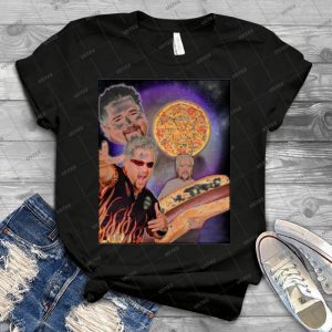Three Guy Fieri Moon - Vintage Men's Shirt Tshirt For Women Classic Handmade Shirt Retro Graphic Tee