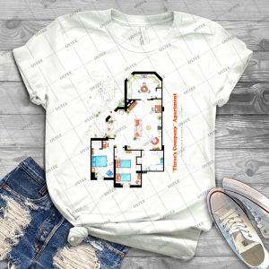 Three39s Company Apartment Floorplan 14 - Trending Shirt For Women Vintage Retro Tee For Men Kid's T-Shirt Handmade Shirt