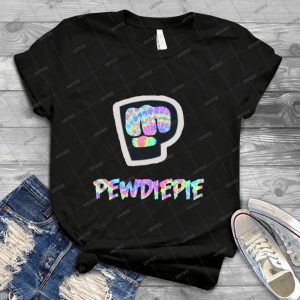 Tie Dye Pewdiepie - Sticker 2 Pack - 62 - Vintage Men's Shirt Tshirt For Women Classic Handmade Shirt Retro Graphic Tee