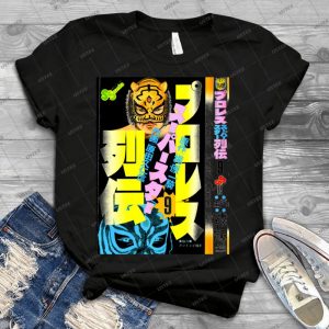 Tiger Mask X Comic - Vintage Men's Shirt Tshirt For Women Classic Handmade Shirt Retro Graphic Tee