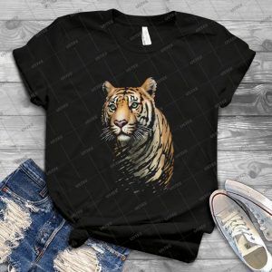 Tiger T Shirt 47 - Vintage Men's Shirt Tshirt For Women Classic Handmade Shirt Retro Graphic Tee