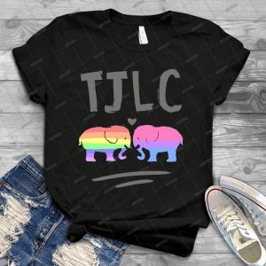 Tjlc Elephants - Best Unisex Trending Handmade T-shirt Gift Idea For Men T-shirt For Woman