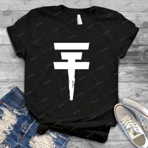 Tokio Hotel Logo - White, Once - - Best Unisex Trending Handmade T-shirt Gift Idea For Men T-shirt For Woman
