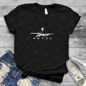 Tokio Hotel Logo & Name - Best Unisex Trending Handmade T-shirt Gift Idea For Men T-shirt For Woman