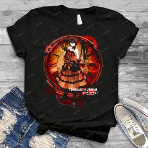 Tokisaki Kurumi Black Date-A-Live Anime T-Shirt - Best Unisex Trending Handmade T-shirt Gift Idea For Men T-shirt For Woman