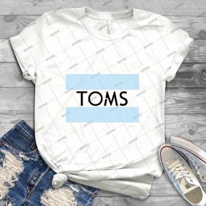 Tom Shoes - Vintage Men's Shirt Tshirt For Women Classic Handmade Shirt Retro Graphic Tee