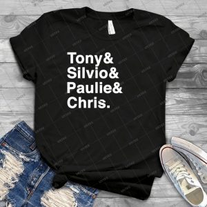 Tony & Silvio & Paulie & Chris- - Best Unisex Trending Handmade T-shirt Gift Idea For Men T-shirt For Woman