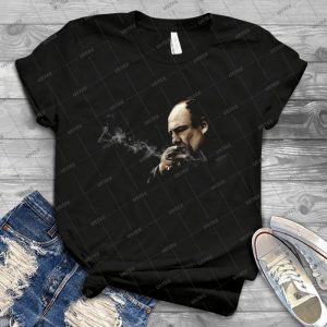 Tony Soprano Smoking A Sigar - Gift Idea Shirt For Men Tee For Women Classic Retro Vintage Graphic T-Shirt