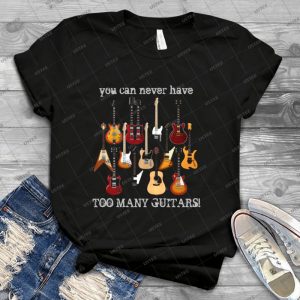 Too Many Guitars - Trending Shirt For Women Vintage Retro Tee For Men Kid's T-Shirt Handmade Shirt