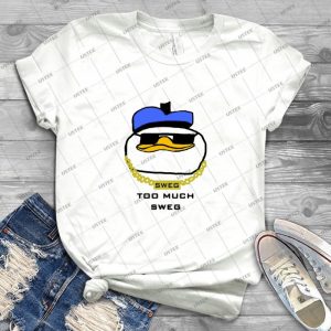 Too Much Sweg 79 - Vintage Men's Shirt Tshirt For Women Classic Handmade Shirt Retro Graphic Tee