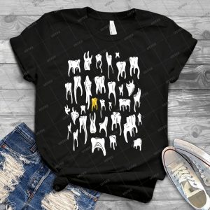 Tooth Or Dare, Bold Illustration - Best Unisex Trending Handmade T-shirt Gift Idea For Men T-shirt For Woman