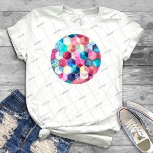 Topaz  Ruby Crystal Honeycomb Cubes 2 - Trending Shirt For Women Vintage Retro Tee For Men Kid's T-Shirt Handmade Shirt