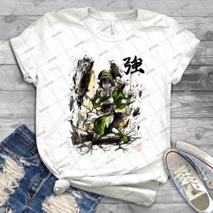 Toph From Avatar With Sumi And Watercolor 91 - Vintage Men's Shirt Tshirt For Women Classic Handmade Shirt Retro Graphic Tee