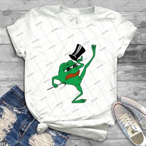Tophat Pepe - Best Unisex Trending Handmade T-shirt Gift Idea For Men T-shirt For Woman