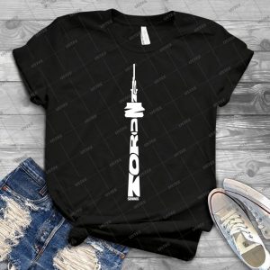 Toronto Cn Tower White - Best Unisex Trending Handmade T-shirt Gift Idea For Men T-shirt For Woman