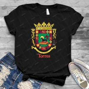 Torres Shield Of Puerto Rico 14 - Vintage Men's Shirt Tshirt For Women Classic Handmade Shirt Retro Graphic Tee