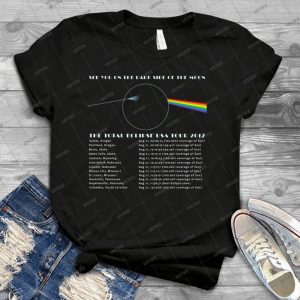 Total Eclipse 2017-Dark Side Of The Moon - Best Unisex Trending Handmade T-shirt Gift Idea For Men T-shirt For Woman