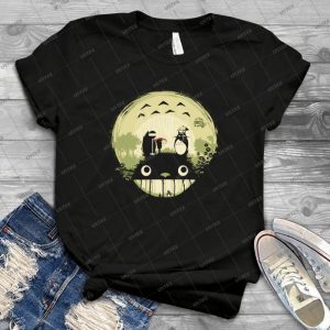 Totoro Nightmare 10 - Vintage Men's Shirt Tshirt For Women Classic Handmade Shirt Retro Graphic Tee