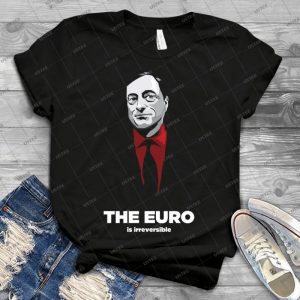 Trading Art - Mario Draghi - Vintage Men's Shirt Tshirt For Women Classic Handmade Shirt Retro Graphic Tee