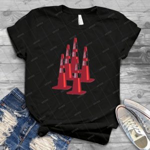 Trafic Cones Pylon 11 - Vintage Men's Shirt Tshirt For Women Classic Handmade Shirt Retro Graphic Tee