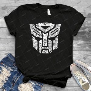 Transformer Autobots White 18 - Vintage Men's Shirt Tshirt For Women Classic Handmade Shirt Retro Graphic Tee