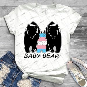 Transgender Pride Baby Bear 2 Mamas - Best Unisex Trending Handmade T-shirt Gift Idea For Men T-shirt For Woman
